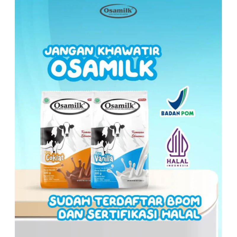 

OSAMILK SUSU PENGGEMUKAN PENAMBAH NAFSU MAKAN UNTUK MENJAGA KESEHATAN TULANG DAN OTOT