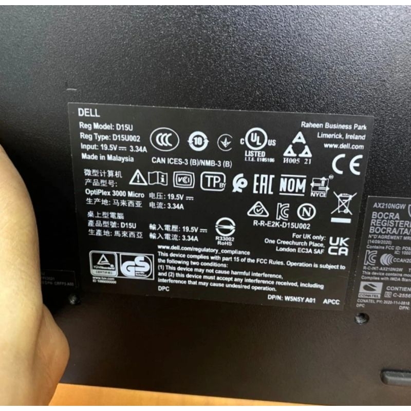 MINI PC DELL 3000 CORE I7 GEN 12 TANPA RAM DAN TANPA SSD