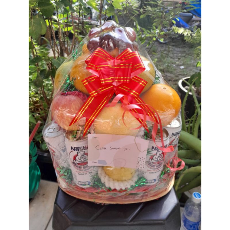 

Parcel Buah & 4 susu - Free Ucapan