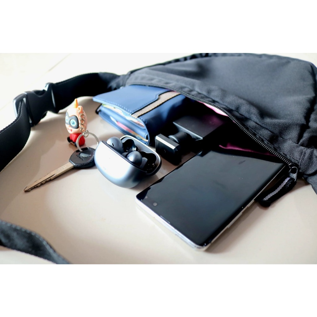 BESTPROMO Tas Selempang Cowok Keren Kasual Model Simple Anti Air Harga Murah