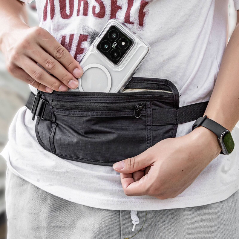 TERBARU COD Tas Pinggang HP Dan Dompet Travel Anti Maling Pria Dan Wanita cocok untuk olahraga