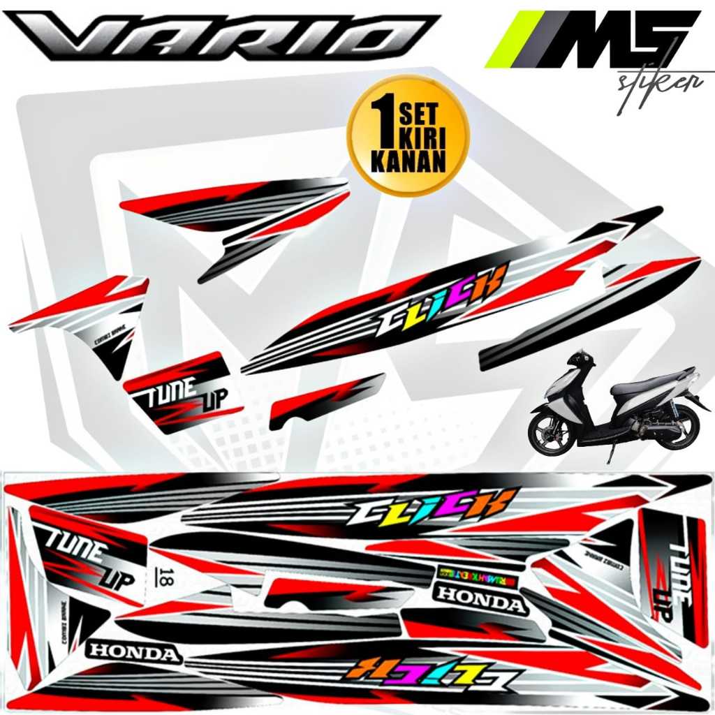 Decal Sticker Striping Variasi Vario 110 Karbu/Decal Vario 110 Karbu/Striping Vario 110 Karbu