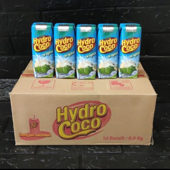 

HYDRO COCO KEMASAN 250 ML / DUS ISI 24 / MINUMAN SEGAR