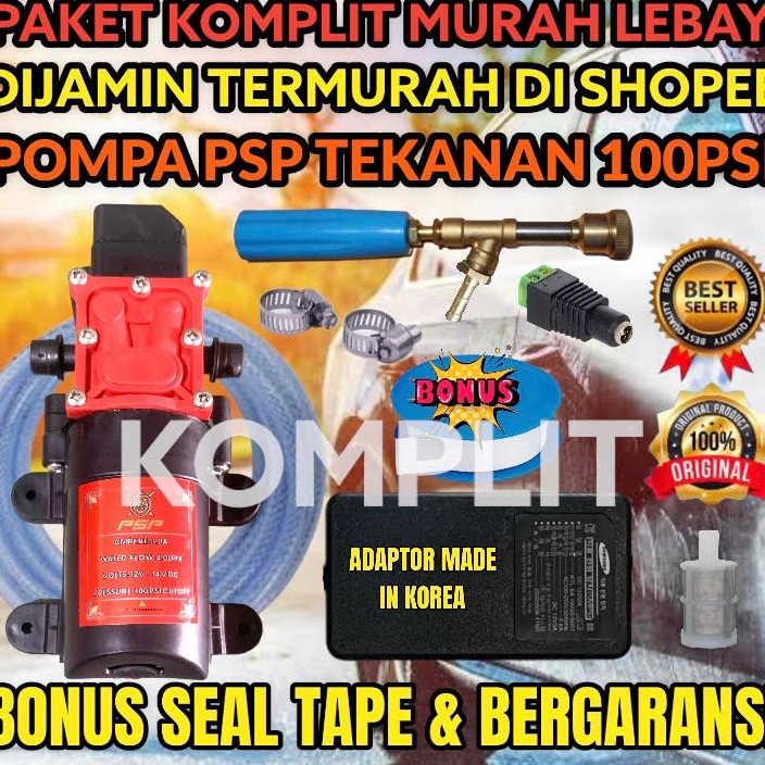 Fast Payment  1 PSI TEKANAN ALAT CUCI MOTOR STEAM MINI PORTABLE MOBIL SCREEN SABLON AC BERKUALITAS T