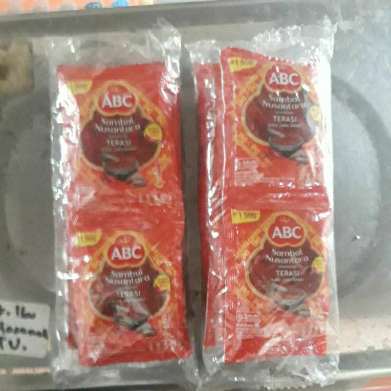 

Sambal terasi ABC 1 renteng (10 biji)