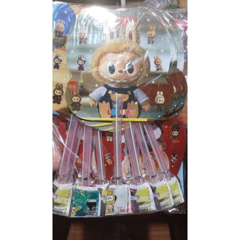 

Permen + kipas labubu isi 20 pcs