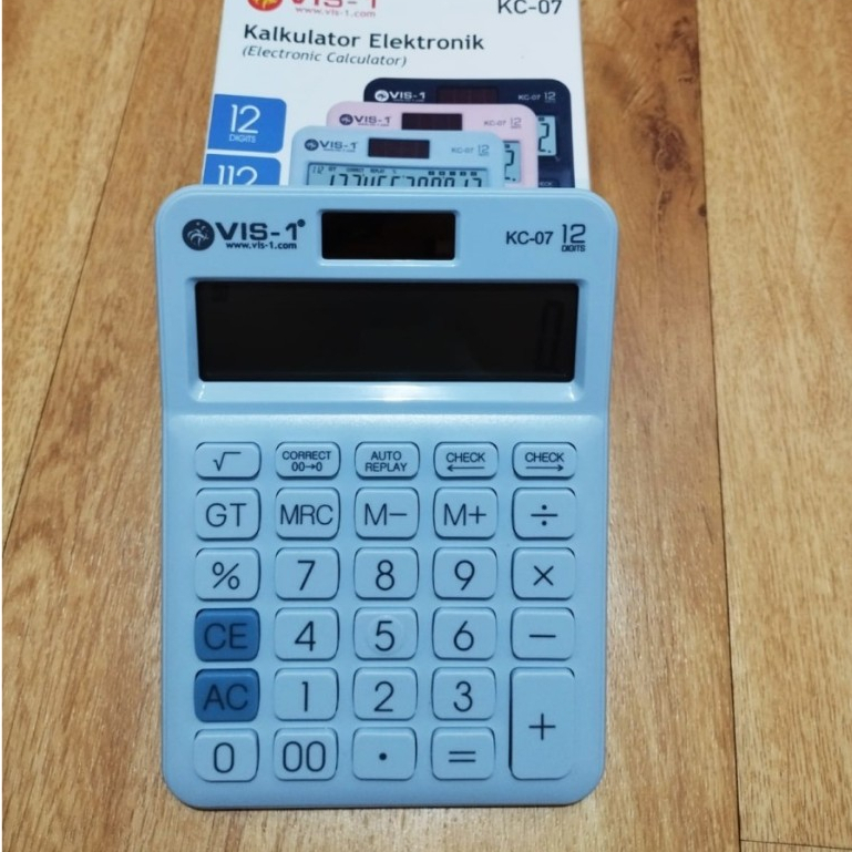 

KALKULATOR VIS 1 KC-07 / VIS1 KC7 12 DIGIT CALCULATOR MINI MINIMALIS DISPLAY BESAR BATERAI DAN PANEL DASAR LUCU ESTETIK MURAH ALAT HITUNG ALAT TULIS SEKOLAH ATK KANTOR KULIAH STATIONERY / MITRA ABADI KATALOG JOGJA