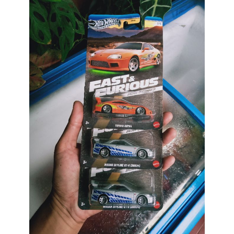 hot wheels fnf Brian 2025 r34 2 & Supra oren