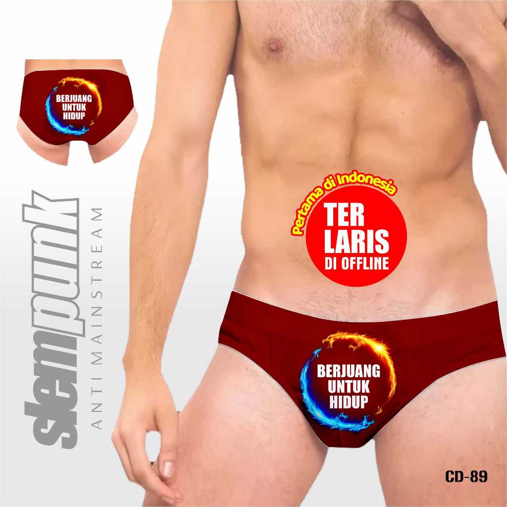 Celana Dalam Lucu Celana Dalam Pria Slempak Anti Mainstream CD(1