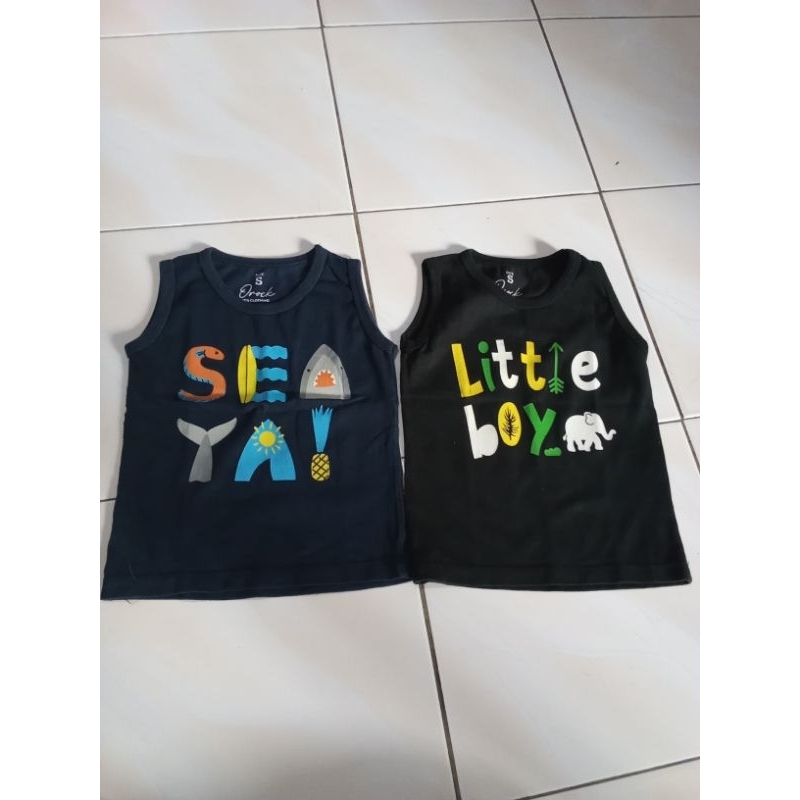 Kaos Kutung / Lekbong Bayi Unisex 1-2 tahun