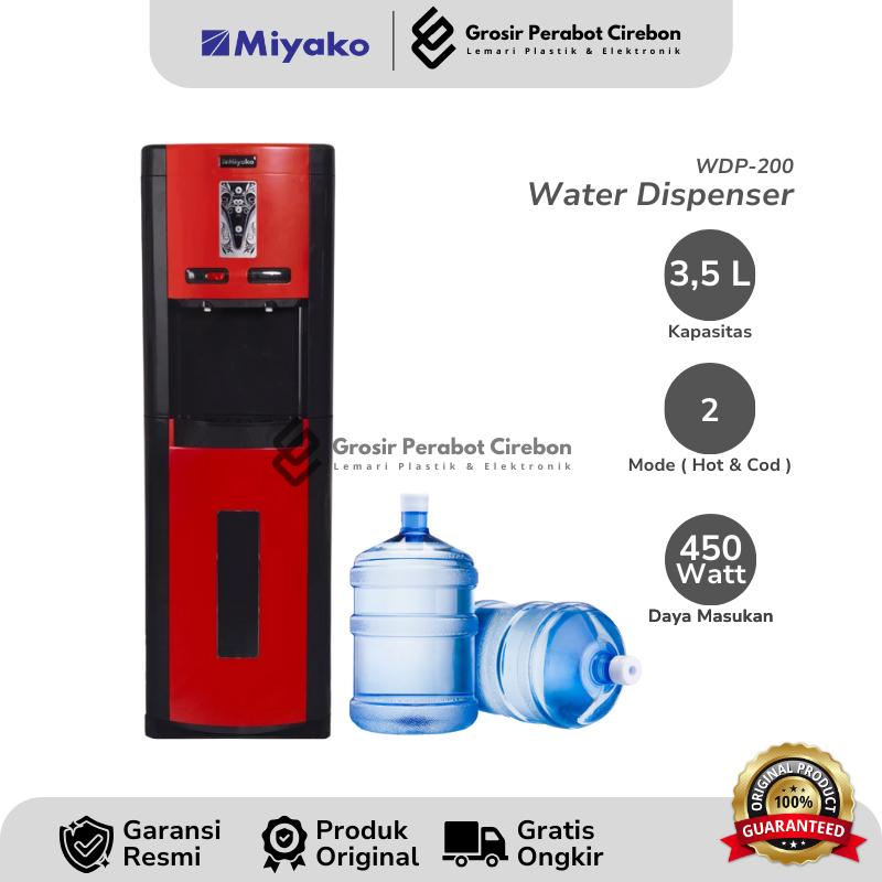 MIYAKO WATER DISPENSER WDP-200 / WDP 200 WATER DISPENSER MIYAKO