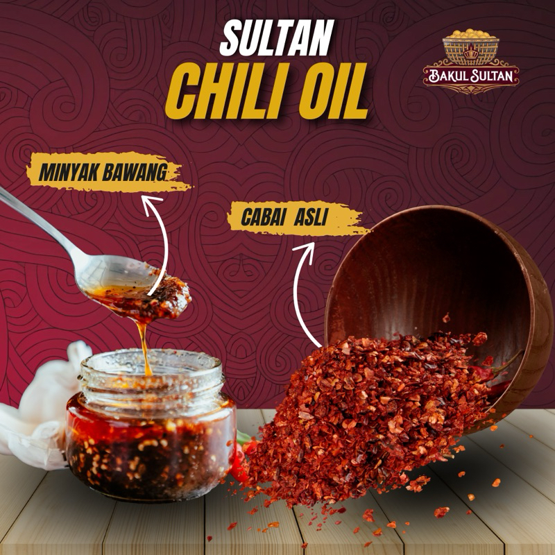 

Chili Oil Pedas Bakul Sultan! Pedas Guruh Nagih!