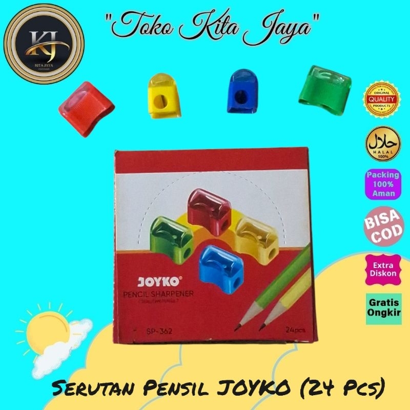 

Rautan Pensil SP-362 JOYKO ( 24 Pcs )