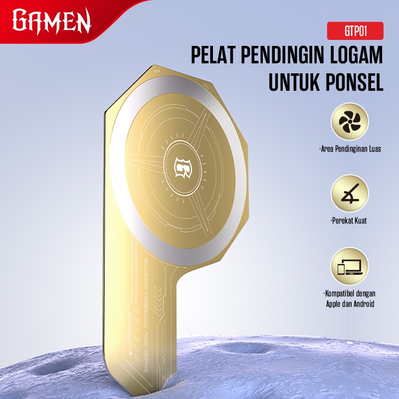 GAMEN GTP01 Heatsink Pendingin Hp Super Fast Cooling Area Luas Perekat Kuat For Apple and Android Fa