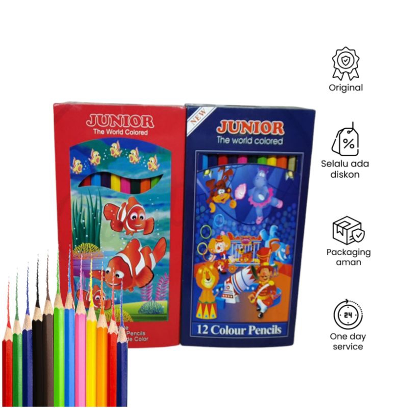 

Pensil Warna - Junior 12 Warna Panjang