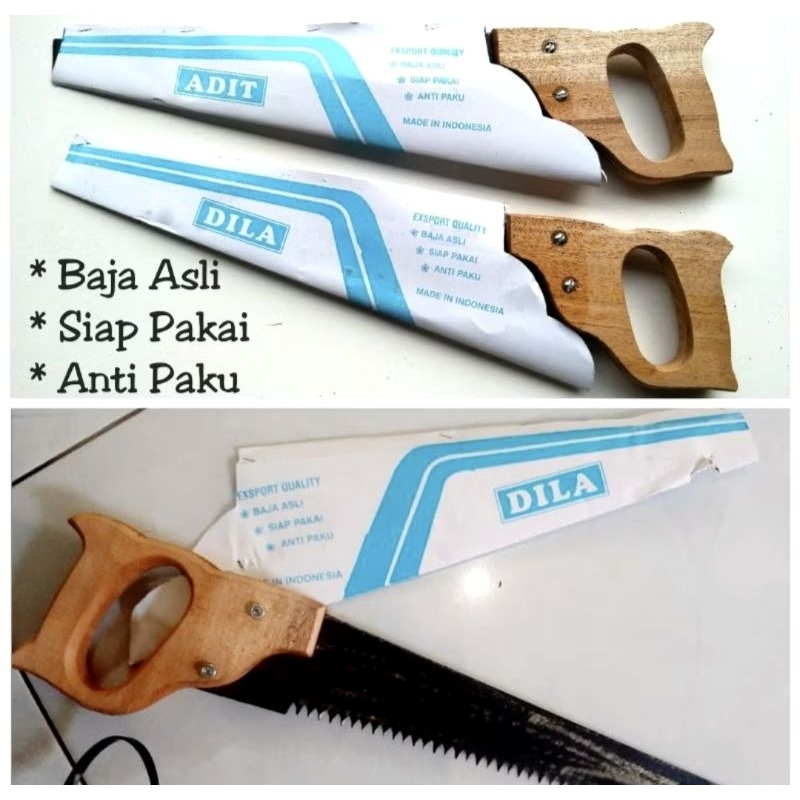 Gergaji Kayu Kuat Anti SelipBerbahan Bajaj