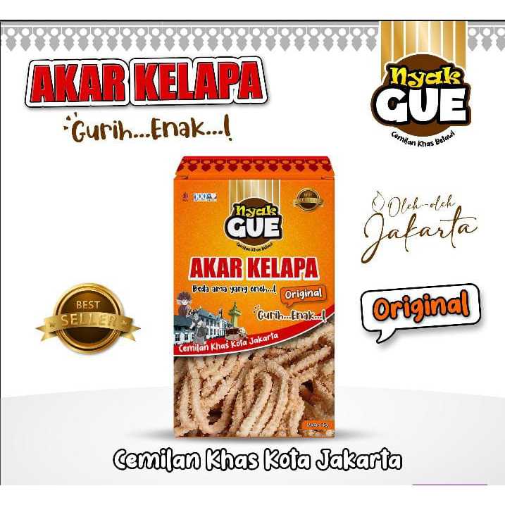 

Akar Kelapa Khas Betawi Manis Wijen Oleh Oleh Jakarta Nyak Gue Asli Betawi Spesial