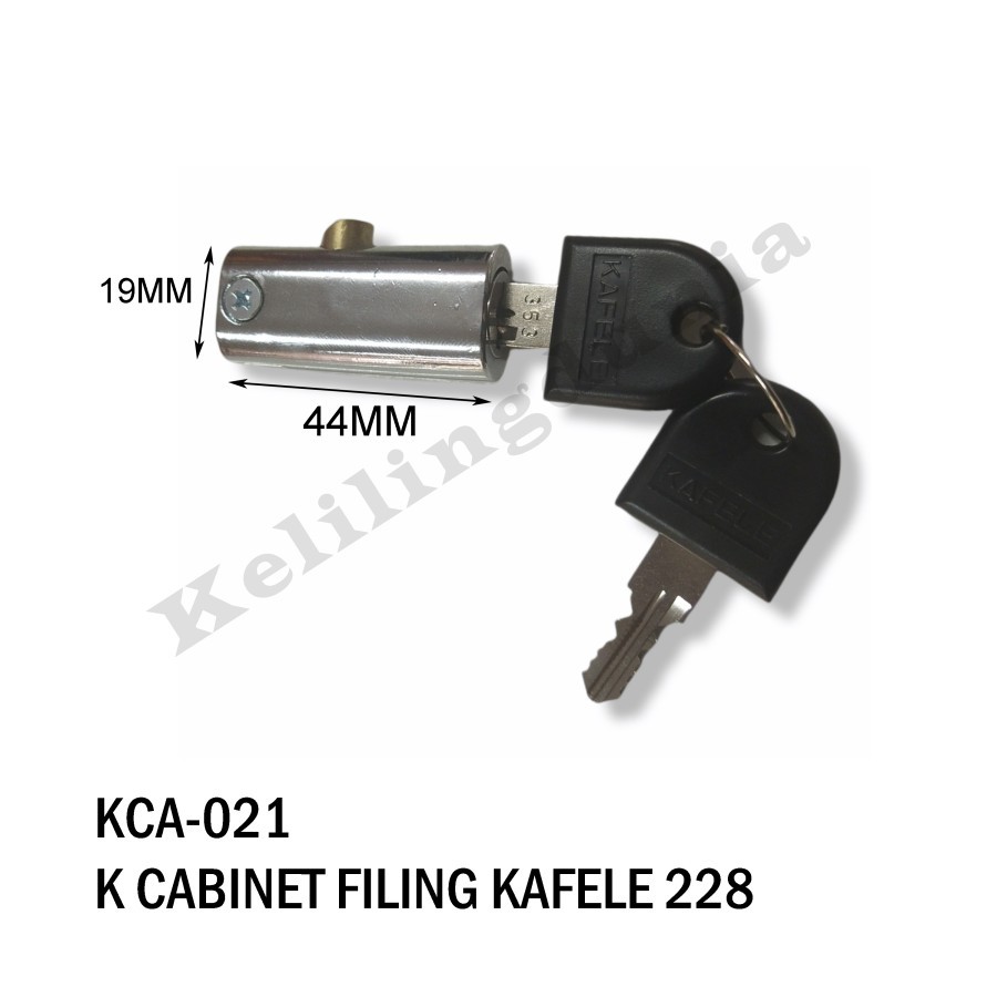 Kunci Cabinet 20 MM Camlock FILLING KAFELE 228 Pintu Lemari Kayu Besi