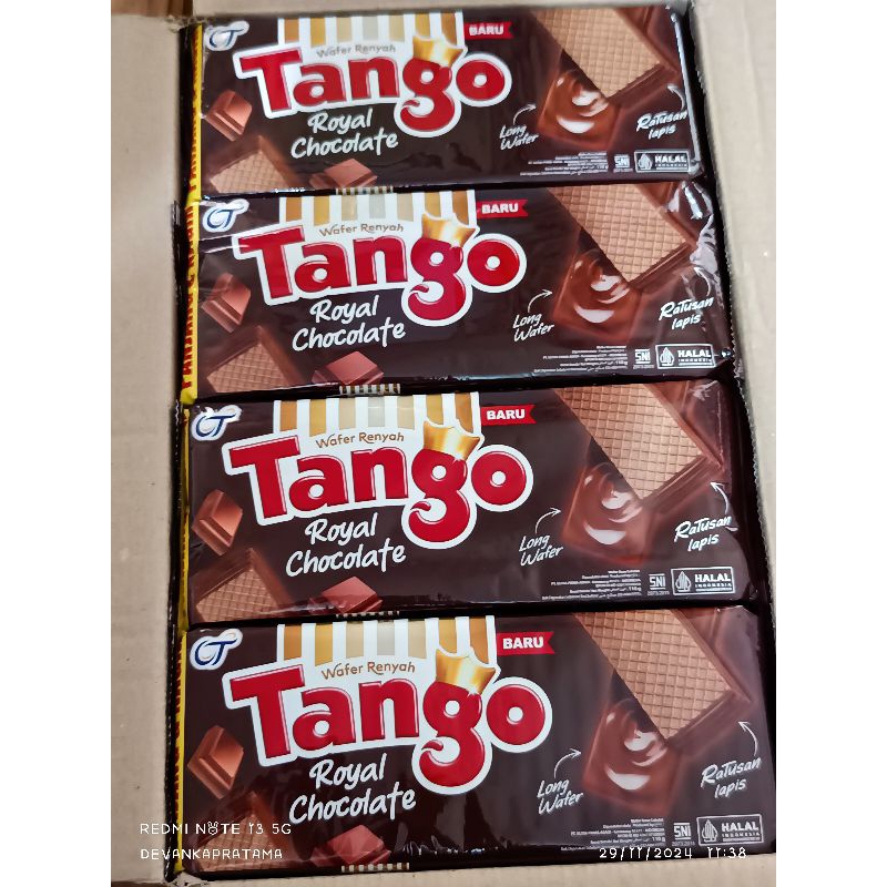 

Tango Royal Chocolate Baru Long Wafer 110 gr