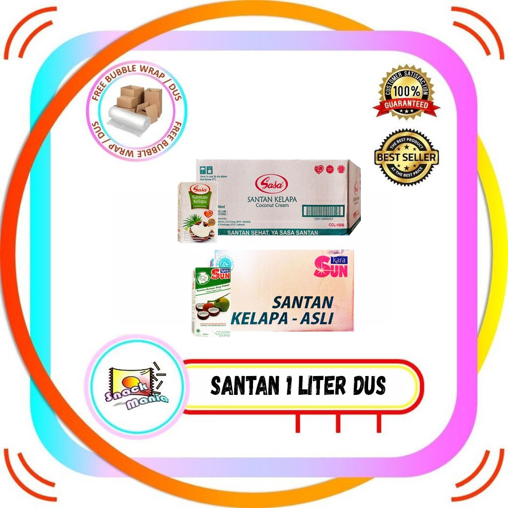 

Sun Kara Santan Kelapa Cair 1 Liter x 12 pcs DUS 1000 ml