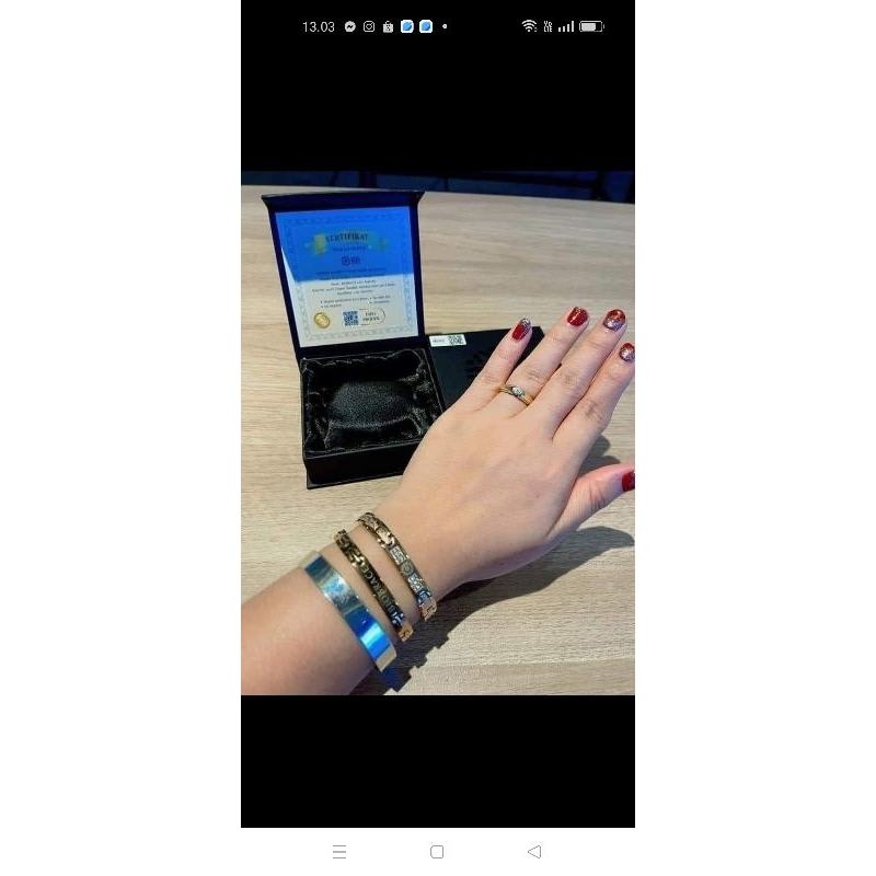 BIOBRACE Bangle 100% ORIGINAL HWI/GELANG KESEHATAN/GELANG TERAPI KESEHATAN/GELANG ANTI RADIASI