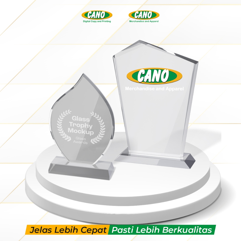 Plakat Akrilik Piala Akrilik Trophy Akrilik Tanpa Box