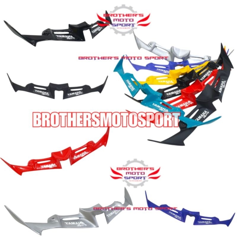 winglet aerox new winglet aerox connected winglet sayap depan aerox new winglet body depan new aerox