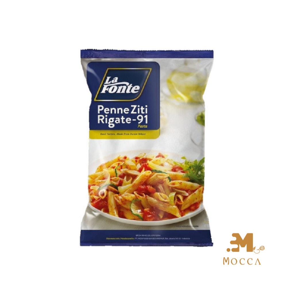 

LA FONTE PENNE ZITI RIGATE-91 450gr (Good Texture, Made From Durum Wheat)