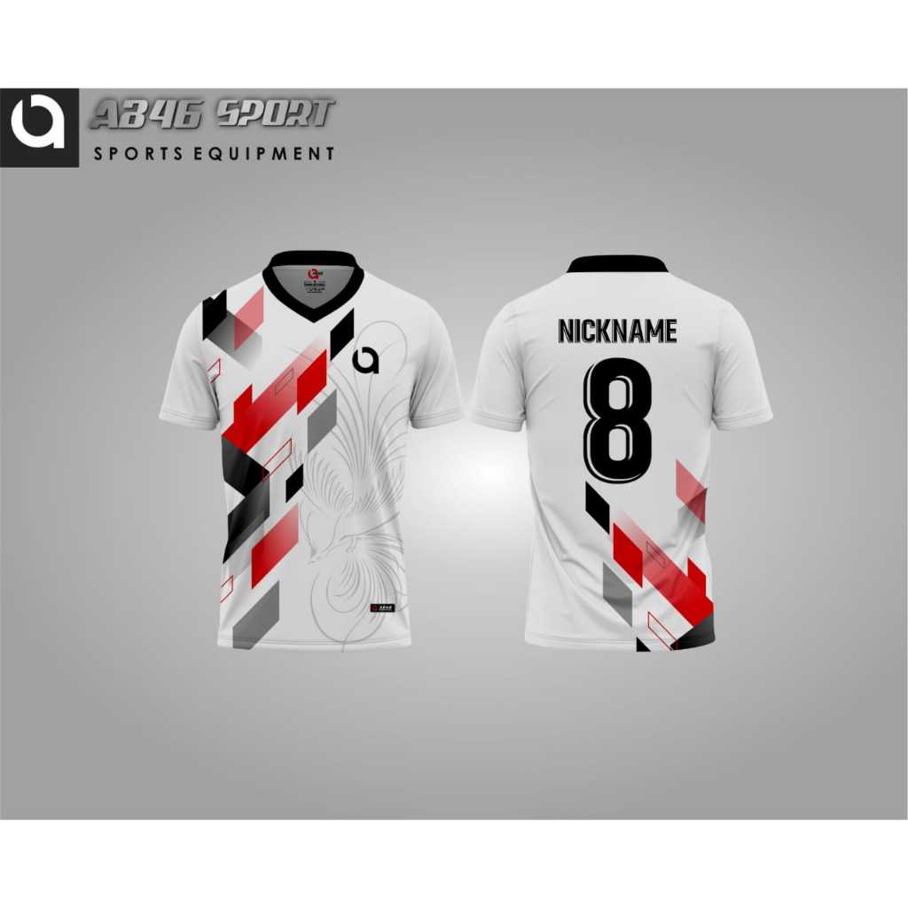 Custom Jersey Baju Volly Free Desain Name Set Fullprinting