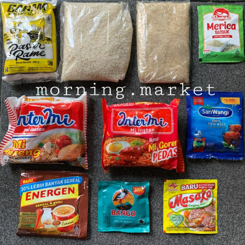 Paket Sembako Ekonomis||Paket Hampers Sembako||Kebutuhan Rumah Tangga||Parsel Bahan Makanan||Parsel 