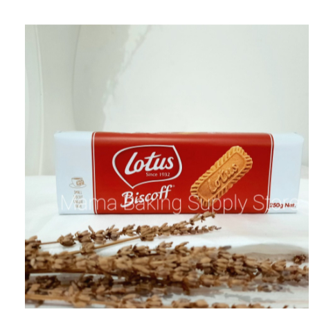 

BISCOFF LOTUS Biscuit Caramel Cookie Roti Biscoff Asli 250 Gr