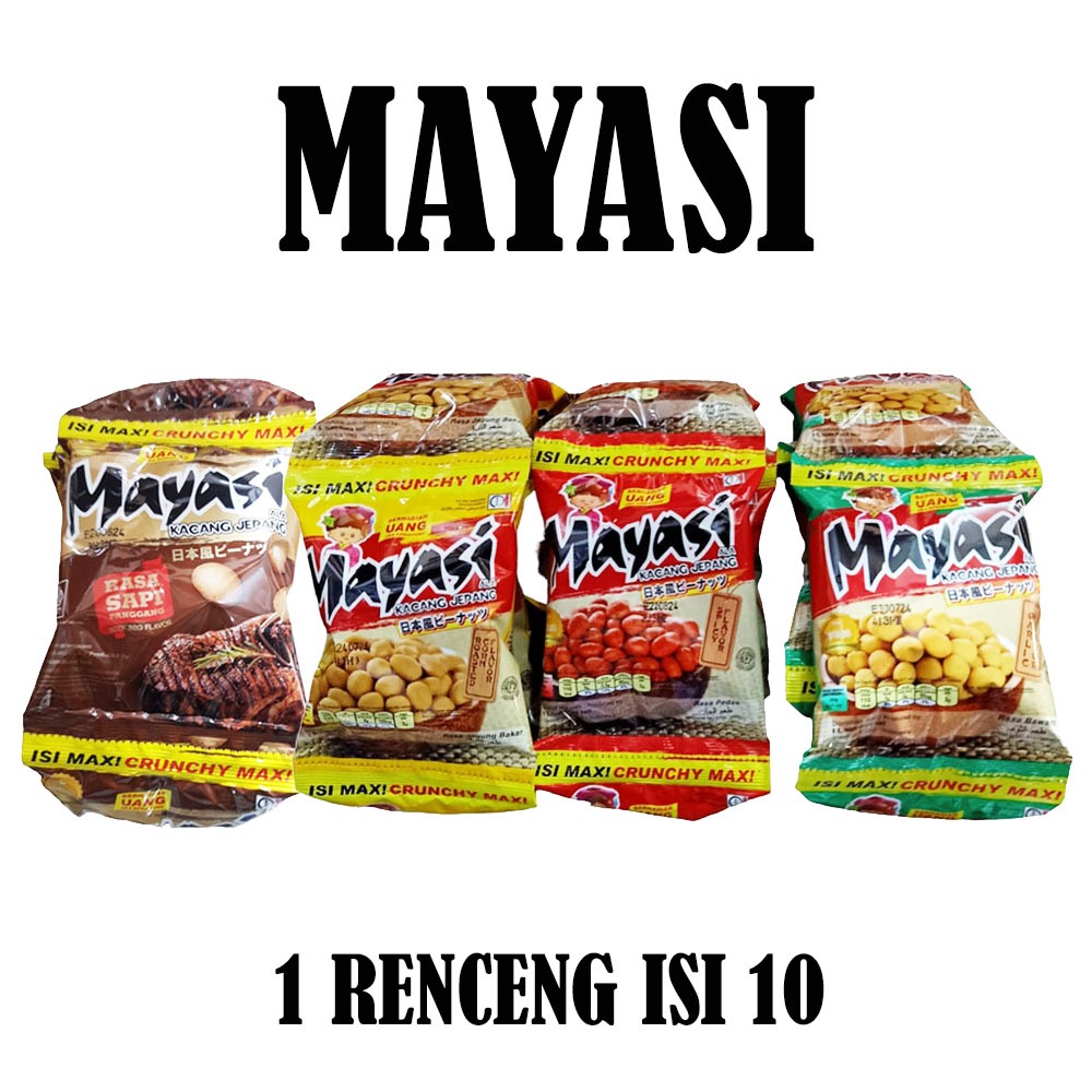 

MAYASI KACANG JEPANG RENCENG ISI 10