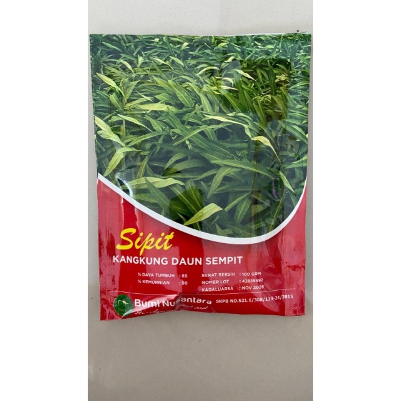 

Sipit Kangkung Daun Sempit Bumi Nusantara 100gr