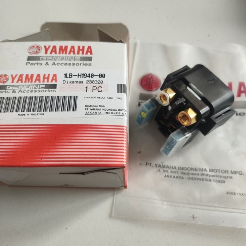 1LB-H1940-00 Bendik relay switch starter Xeon karbu Xeon RC Xeon GT 125 Nouvo Byson R15 original Yam