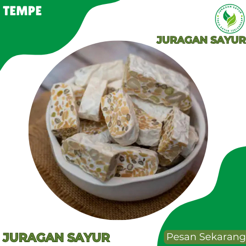 

Tempe Daun Pisang - Tempe Daun 1kg Premium dan Fresh - Juragan Sayur