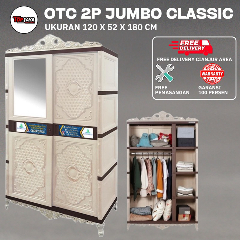 LEMARI PLASTIK OLYMPLAST - OTC MODERN SLEDING - OTC CLASSIC