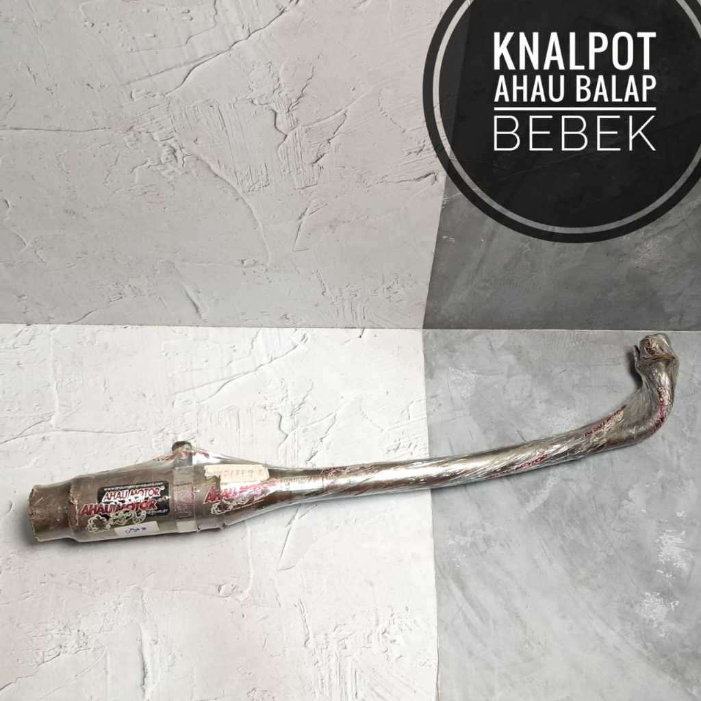 Knalpot AHAU balap bebek satria fu/JupiterZ/MX/Shogun 125/Smash/supra/kharisma (SALE)