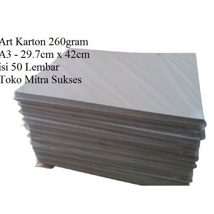 

KODE PRODUK HGRT9447 5 Lembar Kertas Art Karton 26gram A3