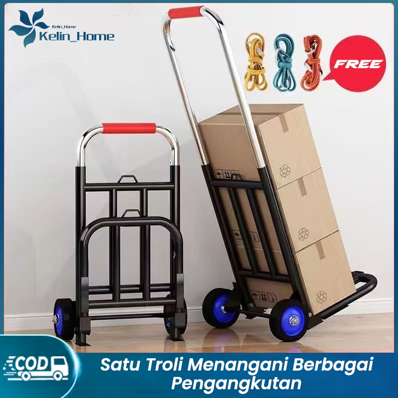 Troli Lipat 100 kg / 120 kg / 180 kg Trolley Lipat Serbaguna/ Trolley /Barang Serbaguna Luggage Carr