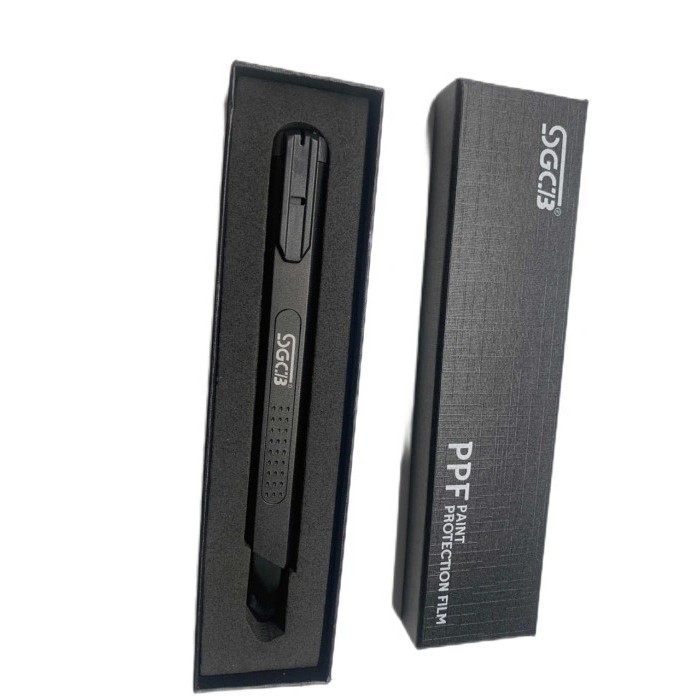 

SGCB Black Blade 30 Degree Angled Utility Knife Professional PPF Cutter