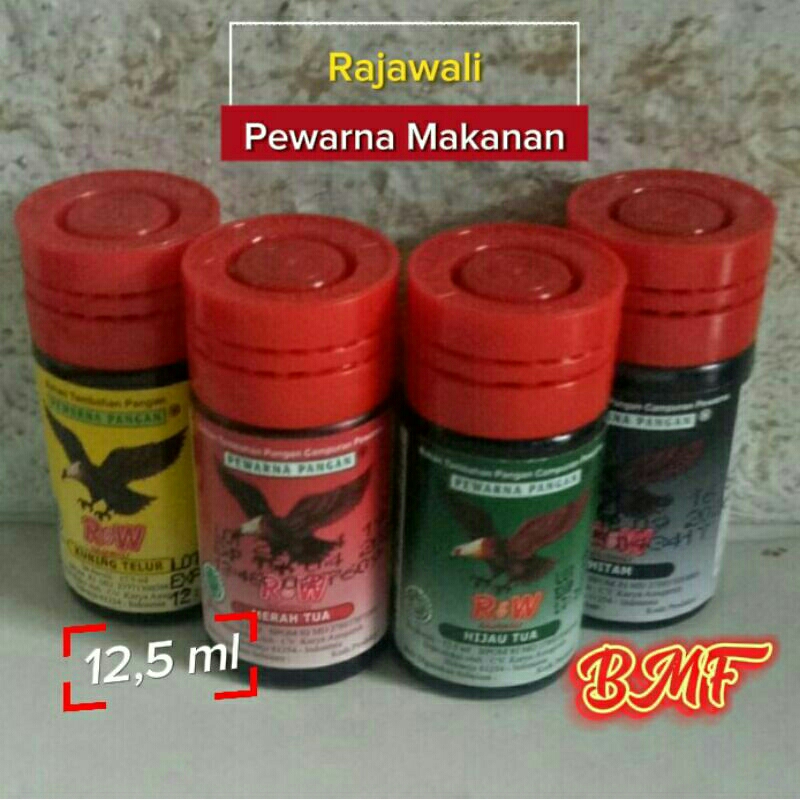 

Pewarna Makanan Minuman Kue Rajawali R&W RW 12,5 ml Ekonomis