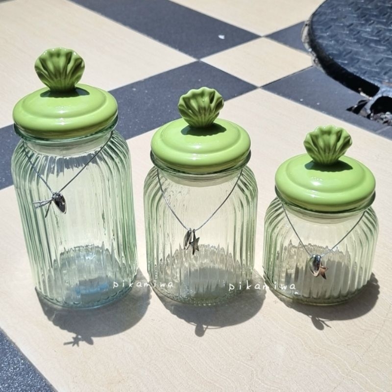 TOPLES KACA MONTELLA 1350ML / 1000ML / 650ML toples kaca cantik toples lucu toples motif toples kue
