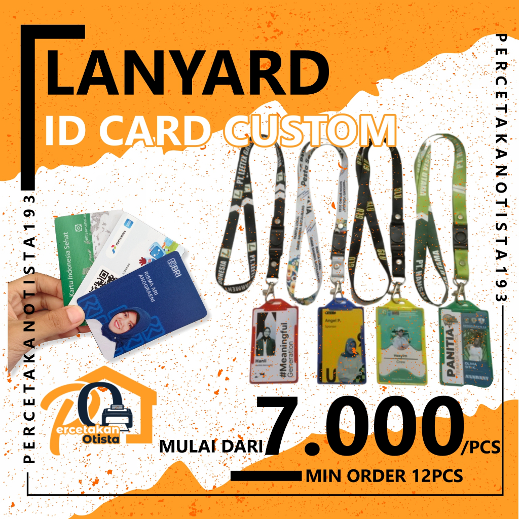 

lanyard, tali id card, gantungan id card, id card, nametage, tanda pengenal
