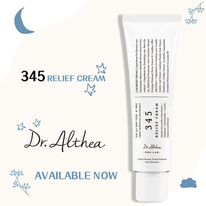 Dr.althea Dr Althea 345 Relief Cream Post Acne Cream 50ml