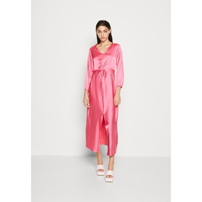 Monki Dress Pink Satin