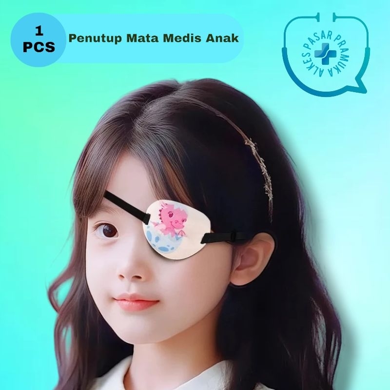 Penutup Mata Medis Anak  Lazy Eyes Patch  Amblyopia Orthoptic   Penutup Mata Terapi