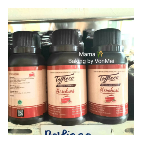 

TOFFIECO STRAWBERRY Paste Perisa Pasta Stroberi 100 gr Wangi