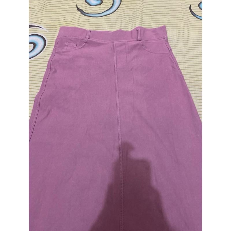 rok lilac wanita