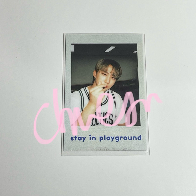 [ READY ]  POLAROID STAY IN PLAYGROUND CHANGBIN STRAY KIDS SIP SKZ