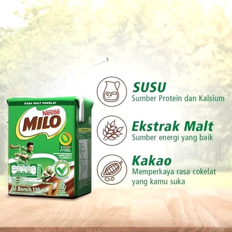 

MILO Activ-Go UHT Susu Cokelat 110ml